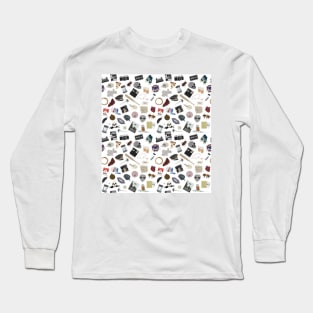 X Files Episodes Pattern Long Sleeve T-Shirt